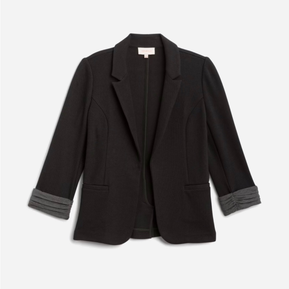 NWT knit blazer with cuff sleeve detail
